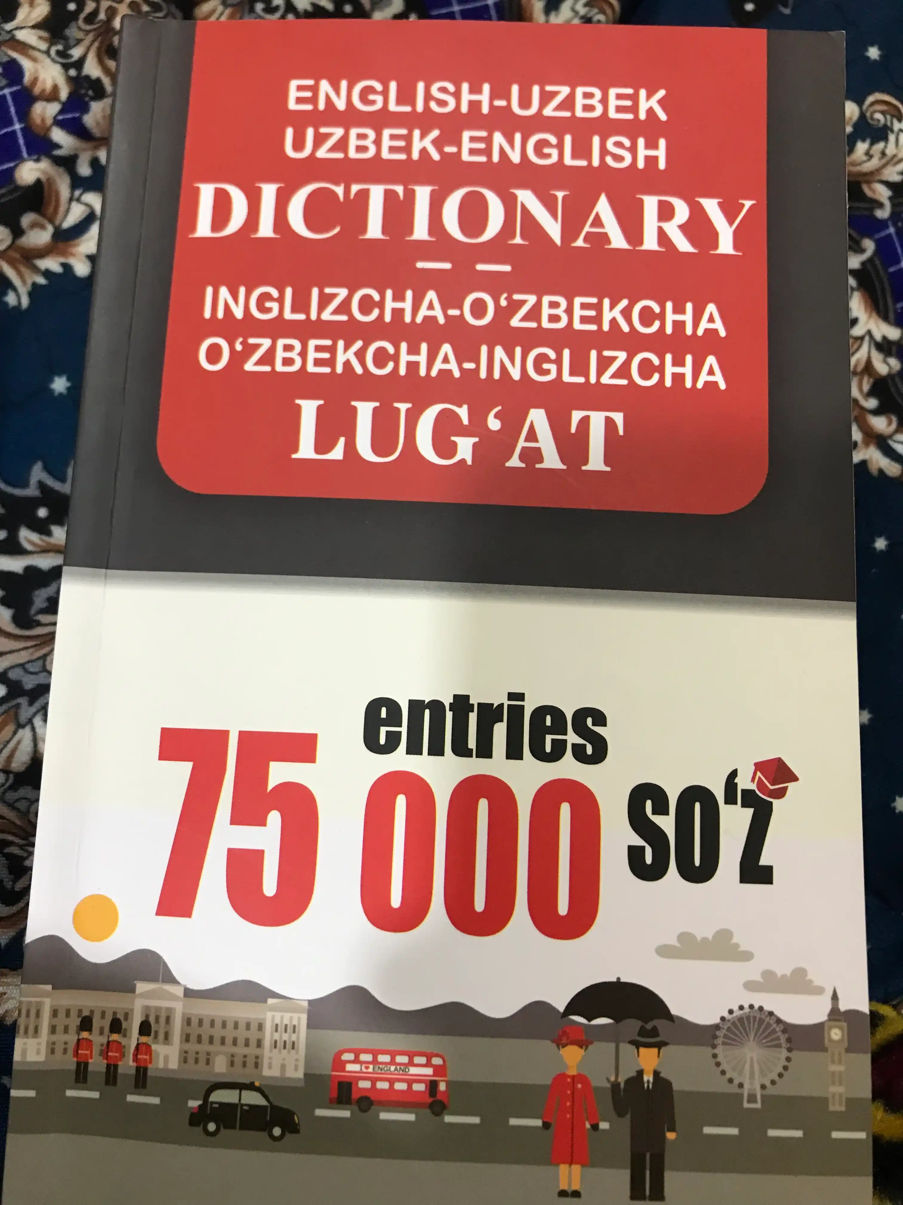 Inglizcha o'zbekcha lug'at 75000 so'z entries