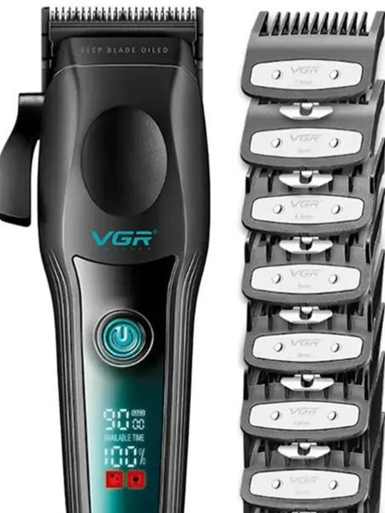 VGR V-195 soch olish mashinasi (trimmer)professional darajadagi soch va soqol olish uchun