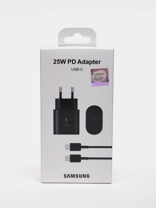 Зарядное устройство 25W / 45W PD USB-C, с кабелем Type-C, быстрая зарядка