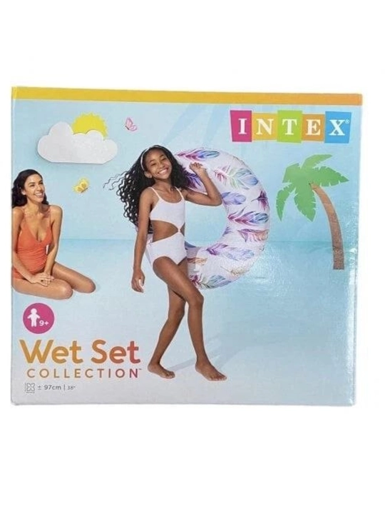 Intex 58263NP 97sm, 3 xil tutqichli,Suzish baloni,Suzish uchun aylana shar,shishiriladigan