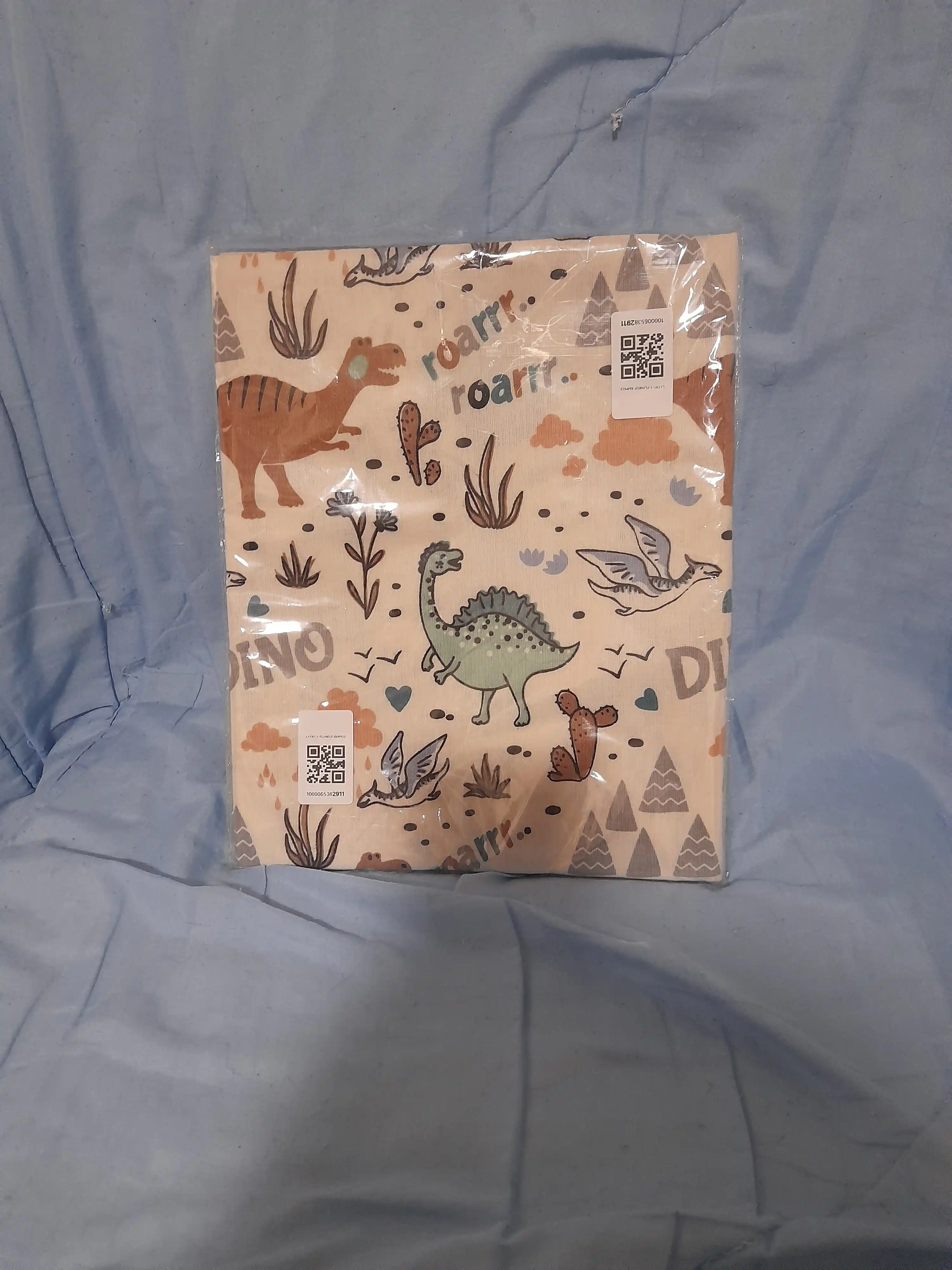 Yangi tug‘ilgan chaqaloqlar uchun yo‘rgak, bolalar choyshab, flanel, 100% paxta, 120×110sm