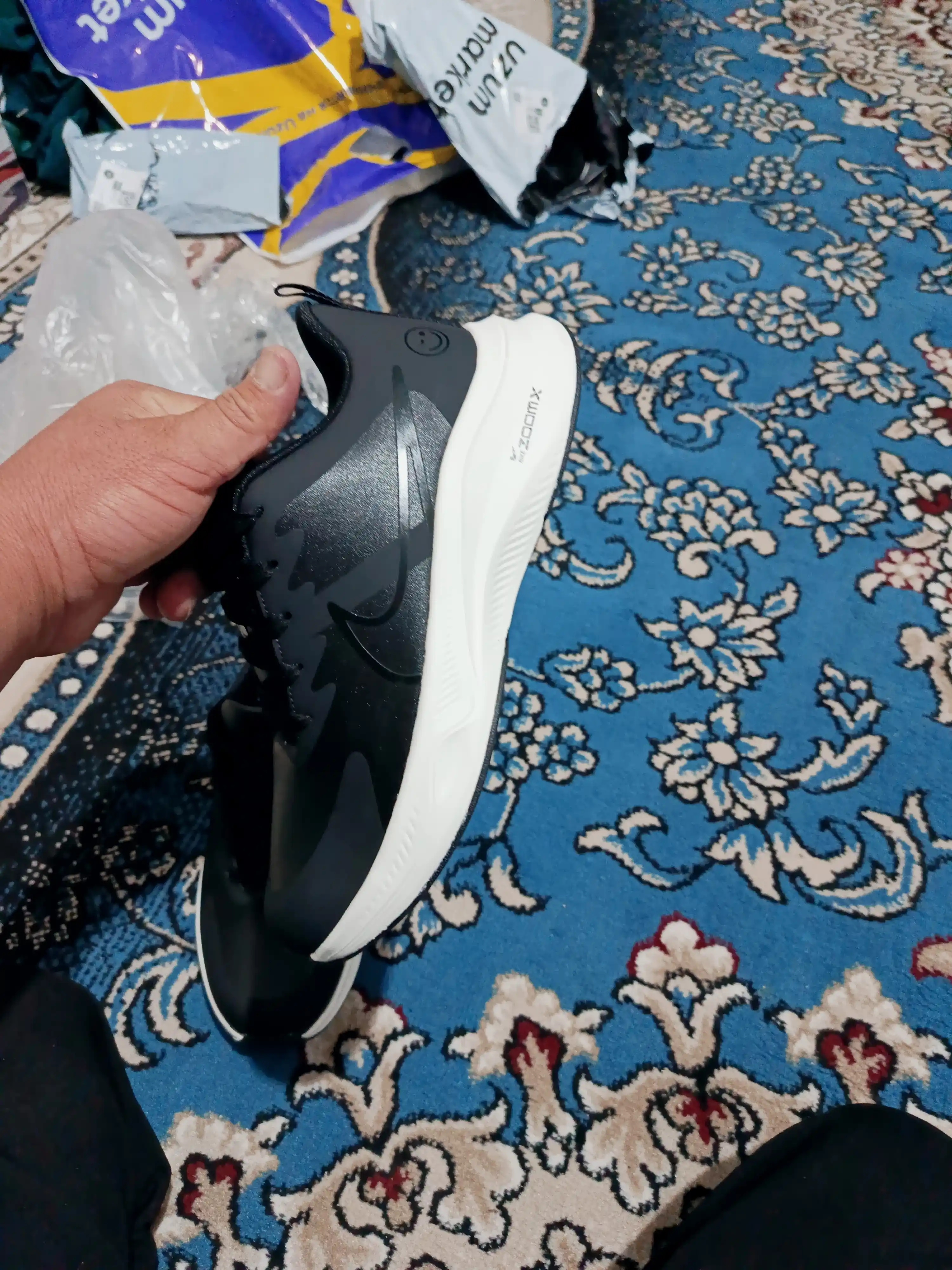 Nike Zoom Air yengil yugurish poyabzali + nafas oluvchi to‘rli ustki qismi, Nike, 40-45