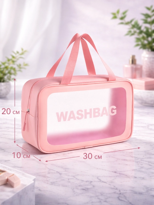Shaffof kosmetik sumka WASHBAG, kosmetika va sayohat uchun