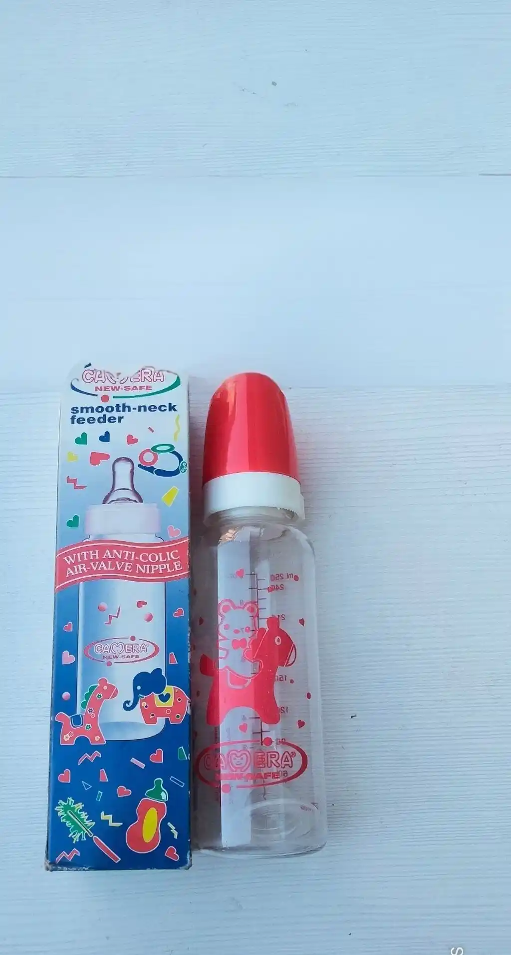 CAMERA NEW-SAFE Bolalar uchun butilka, 125 ml, 240 ml