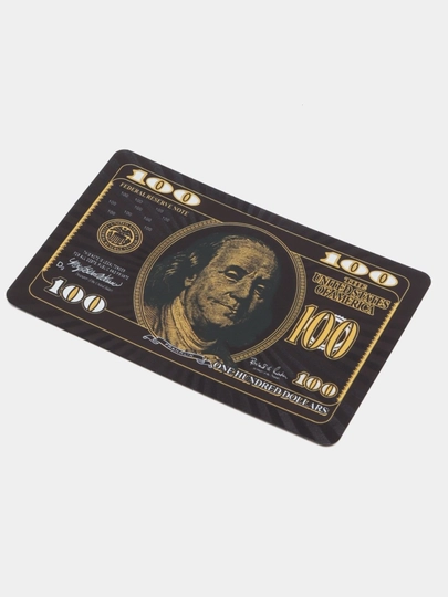 Игральные карты 100 долларов, колода 54 карты, карты для покера