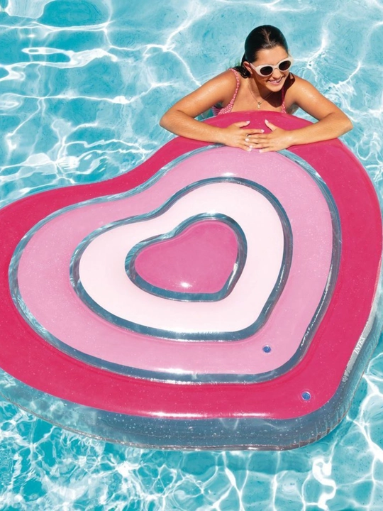 Intex puflanadigan suzish matasi,135x155sm,100kg gacha ko'taradi,Intex matras