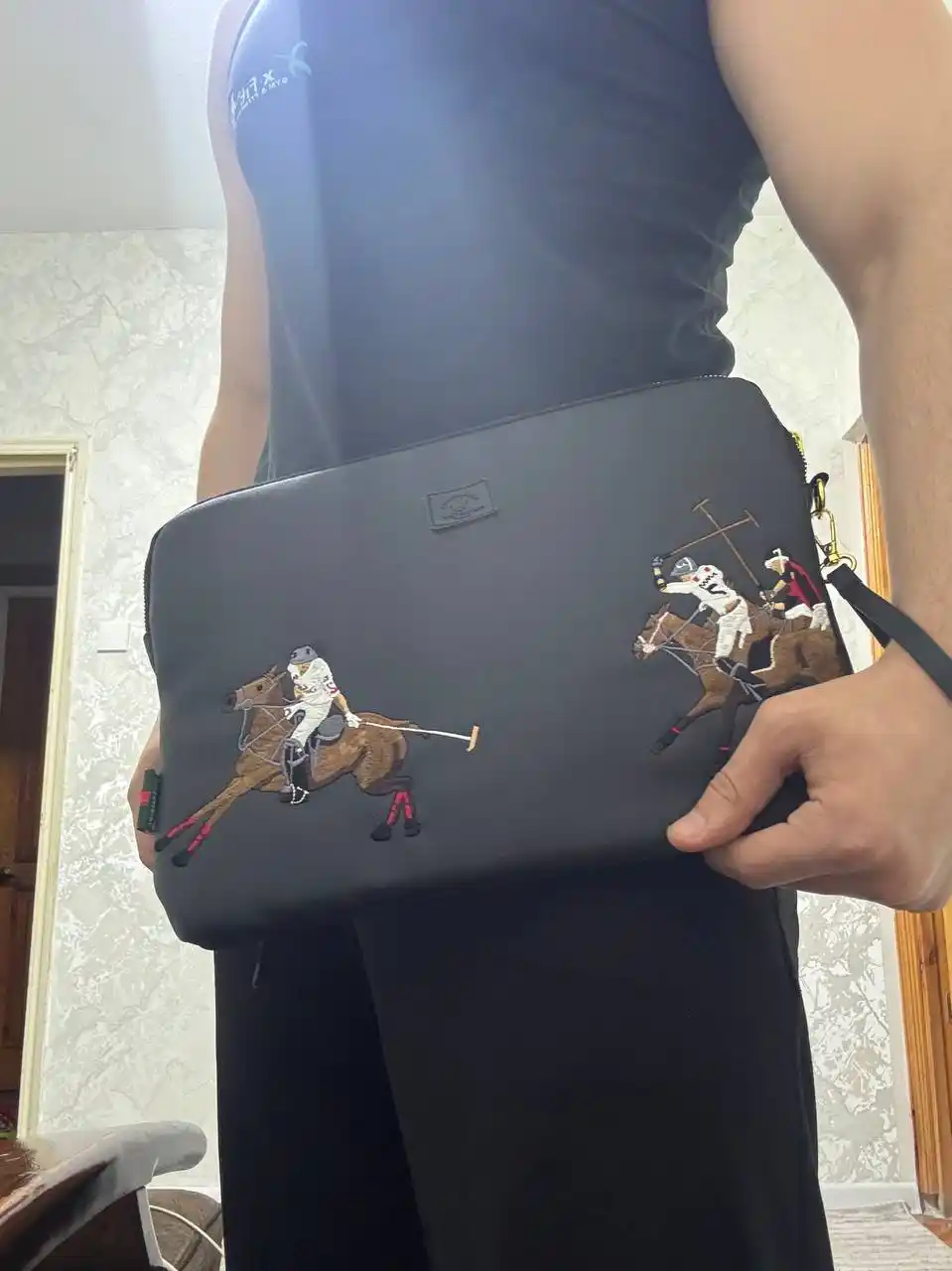 Сумка - клатч для мужчин Santa Barbara Polo & Racquet Club, барсетка, для ноутбука