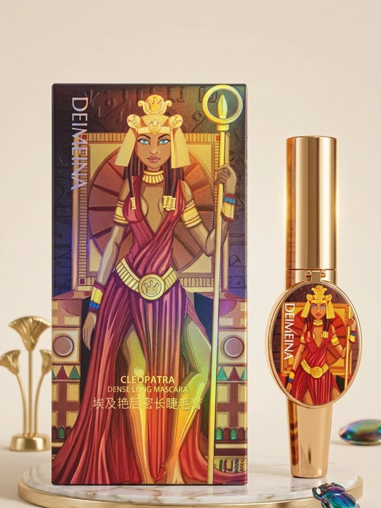 Тушь для ресниц Cleopatra, водостойкая, удлиняет, придаёт объём и делает густыми
