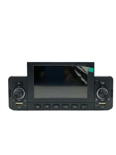 Автомагнитола 1DIN с экраном 4.3", Bluetooth, USB, с пультом дистанционного