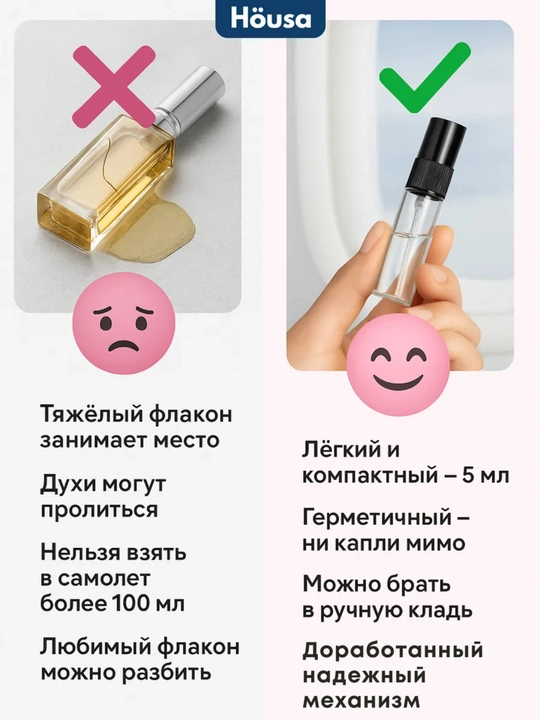 Многоразовый флакон для духов, с распылителем, атомайзер, 3, 5, 10 мл
