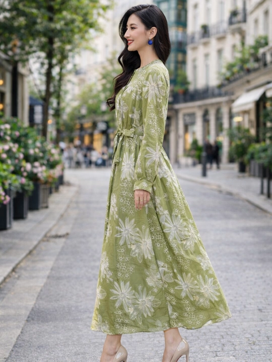 Женское платье, хлопок + лен, летнее, oversize, 48–54, французская длина, свободное, повседневное