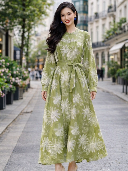 Женское платье, хлопок + лен, летнее, oversize, 48–54, французская длина, свободное, повседневное