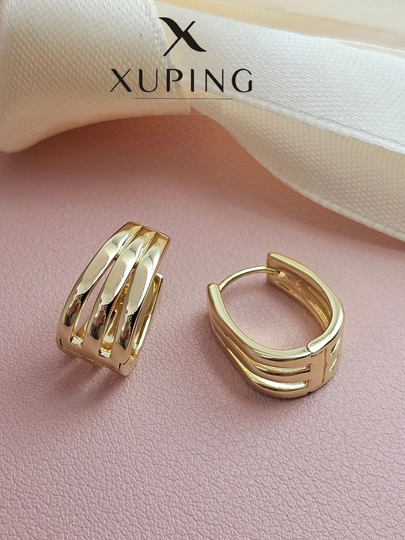 Серьги для девочек и женщин, Xuping — 1001PRT-XUPINGJ-ГОРЧИЧ