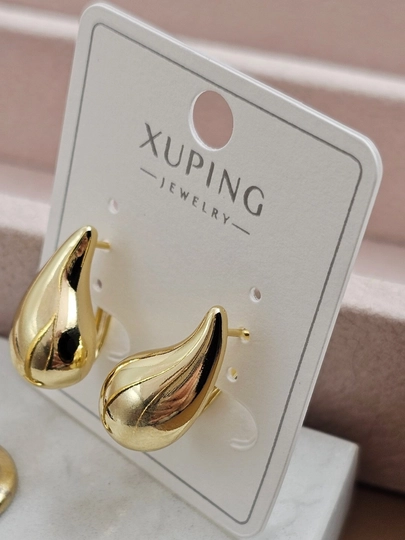 Серьги для девочек и женщин, Xuping — 1001PRT-XUPINGJ-ЖЕЛТ