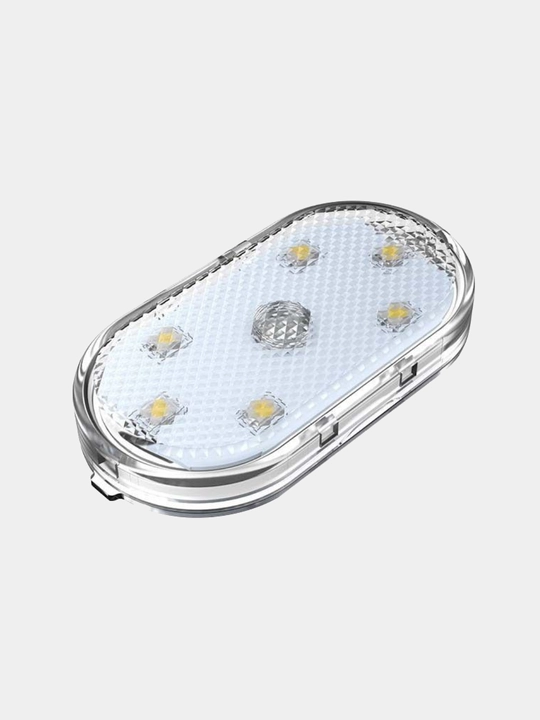 Avto uchun sensorli LED chiroq, magnitli, USB zaryad, 7 rang, simsiz, 2 dona