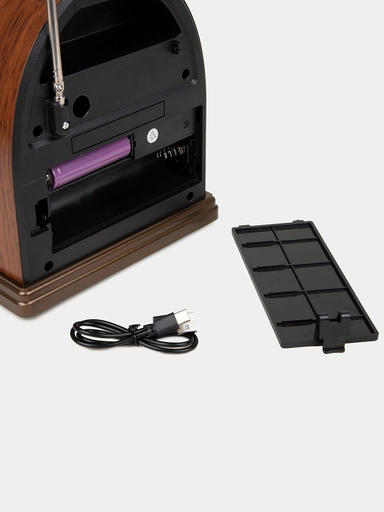 Ретро радиоприемник, от сети и батареек, Bluetooth колонка