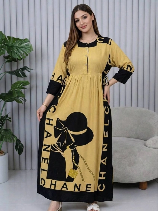 Женское платье из Индонезии, лёгкое и дышащее, ткань штапель (rayon), современный дизайн - 