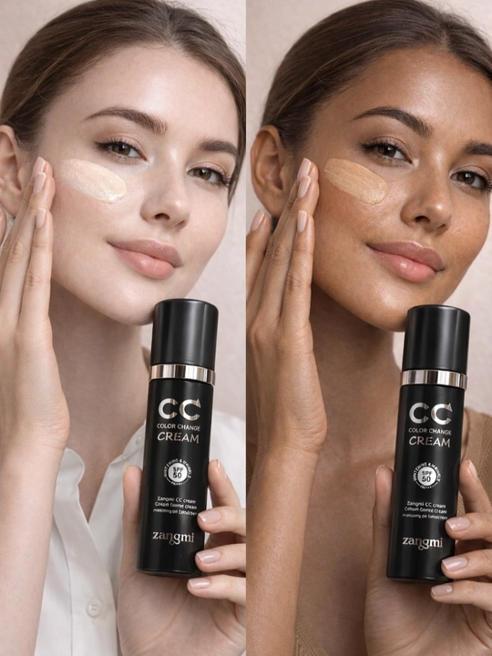 Zangmi CC Color Change Cream SPF 50 namlantiruvchi tonal krem