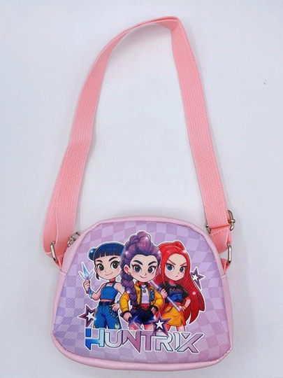 K-POP qizchasi uchun bolalar yelka sumkasi, mini kross-bodi, sozlanadigan tasmali - 