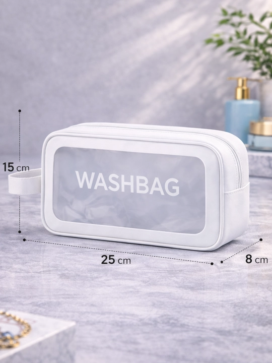 Shaffof kosmetik sumka WASHBAG, kosmetika va sayohat uchun