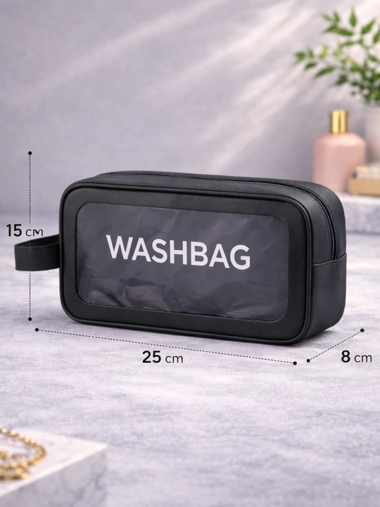 Shaffof kosmetik sumka WASHBAG, kosmetika va sayohat uchun