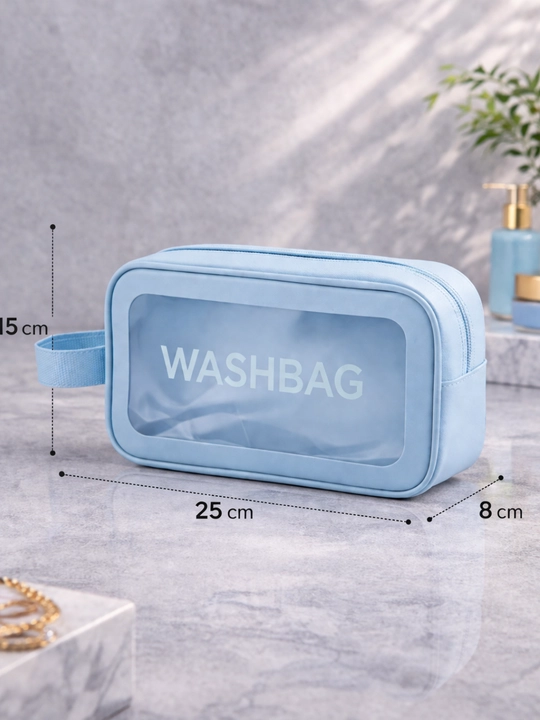 Shaffof kosmetik sumka WASHBAG, kosmetika va sayohat uchun