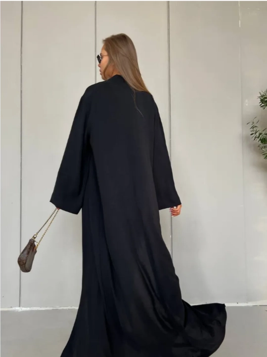 Lyon matosidan tikilgan abaya – zamonaviy, nafis, yengil va qulay fason