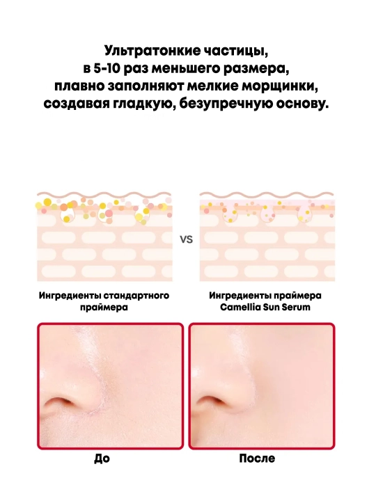 Солнцезащитная сыворотка с коллагеном Round Lab Camellia Deep Collagen Firming Sun Serum