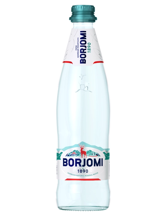 Mineral suv Borjomi, shisha idishda, 500 ml - 