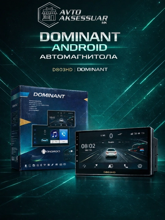 Android автомагнитола DOMINANT для Lacetti 2/32 и 6/128 GB IPS экран с камерой и кулером - 