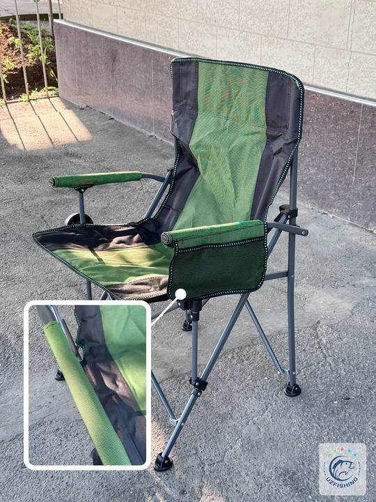 Baliq ovi va piknik uchun yig'iluvchi stul, portativ taburet chexolda