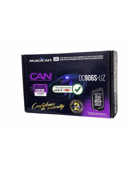 Автосигнализация, Magicar DC906S•UZ (CANLI), двусторонняя связь GPS, 12V