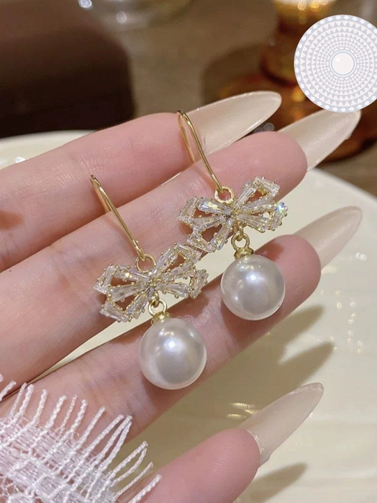 Серьги, камни Swarovski, цвет не теряет - 