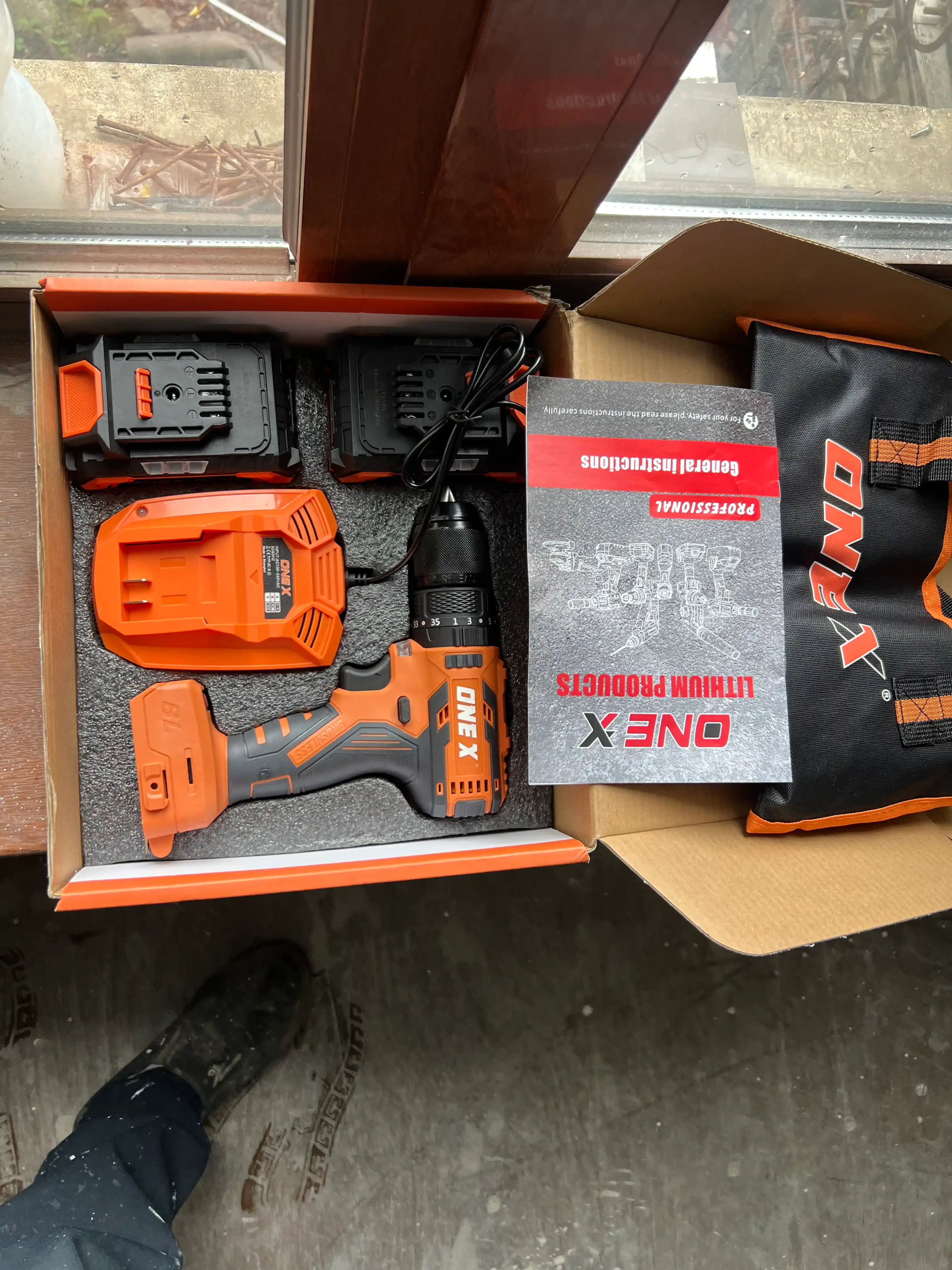 Шуруповёрт ONEX XCD21134PRO 21V 4Ah, бесщеточный, 70 Нм, 2 скорости