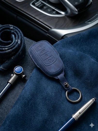 Чехол для ключа Chery кейс (материал бархат) для пульта с брелком key case — AUTOH-CHERRYPULTCHEXOL-ТЕМНСИН