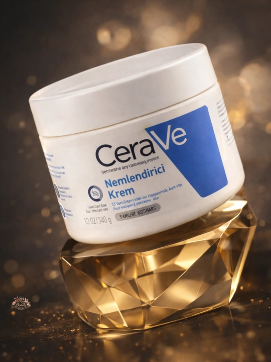 CeraVe Nemlendiruvchi Krem 340g,Quruq va Sezgir Teri Uchun, Kuchli Namlik + Ceramidlar