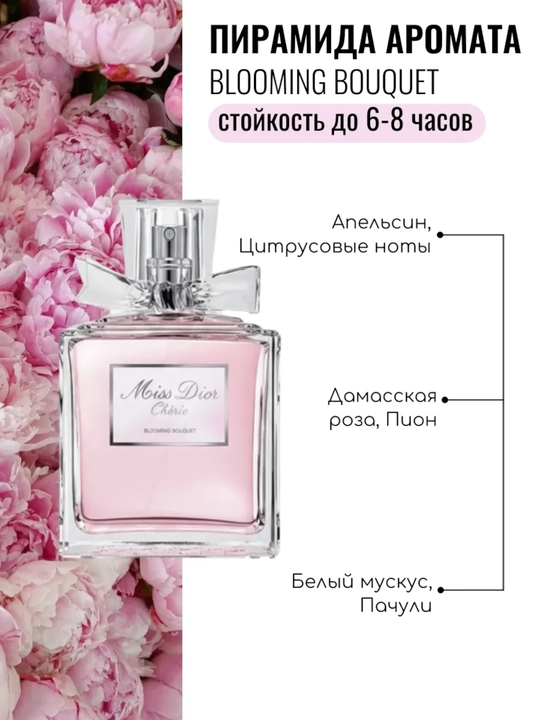 Туалетная вода для женщин Miss Dior Cherie Blooming Bouquet, 100 мл