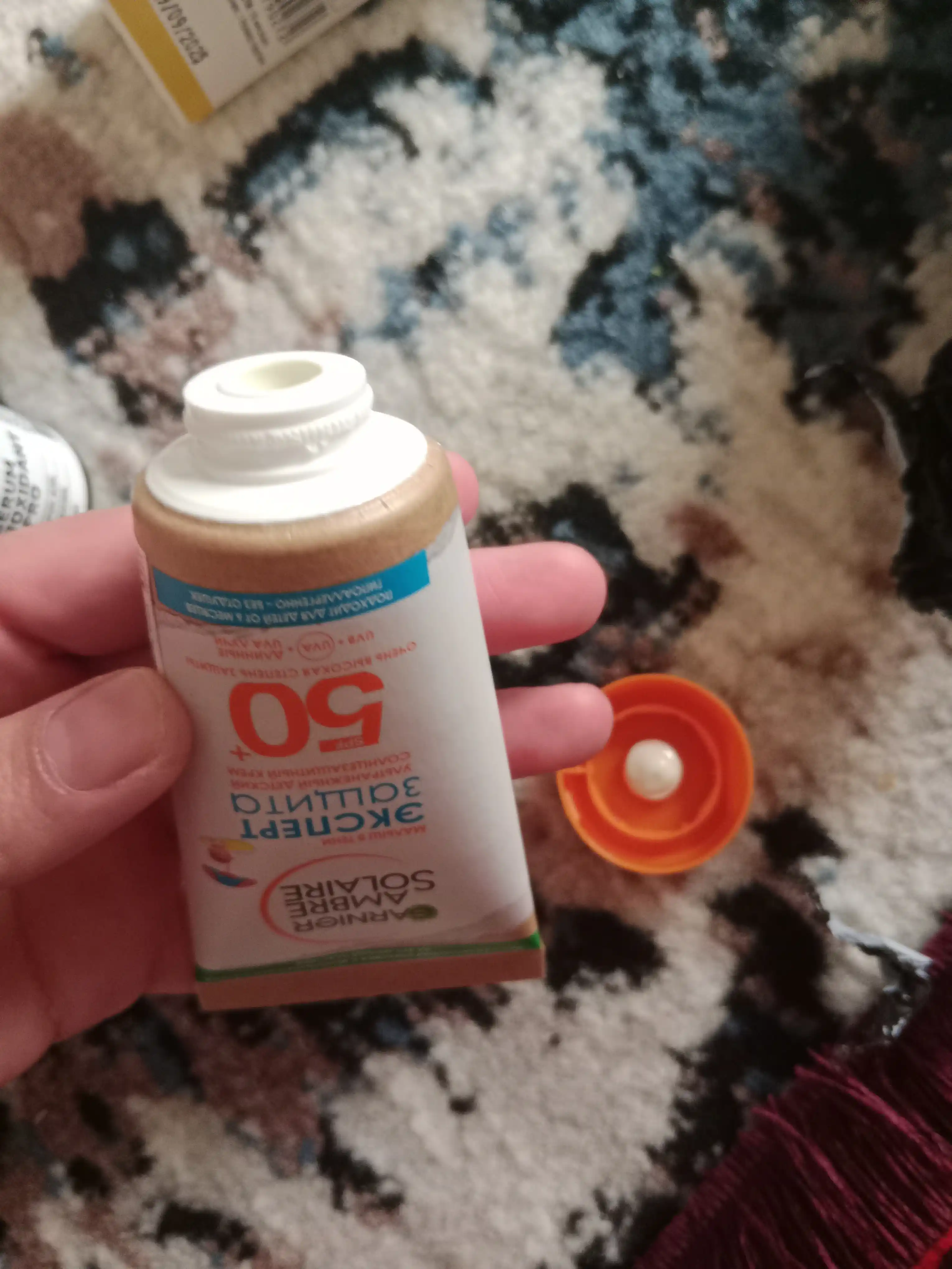 Солнцезащитный крем для детей Garnier Ambre Solaire, эксперт защита, 50 мл