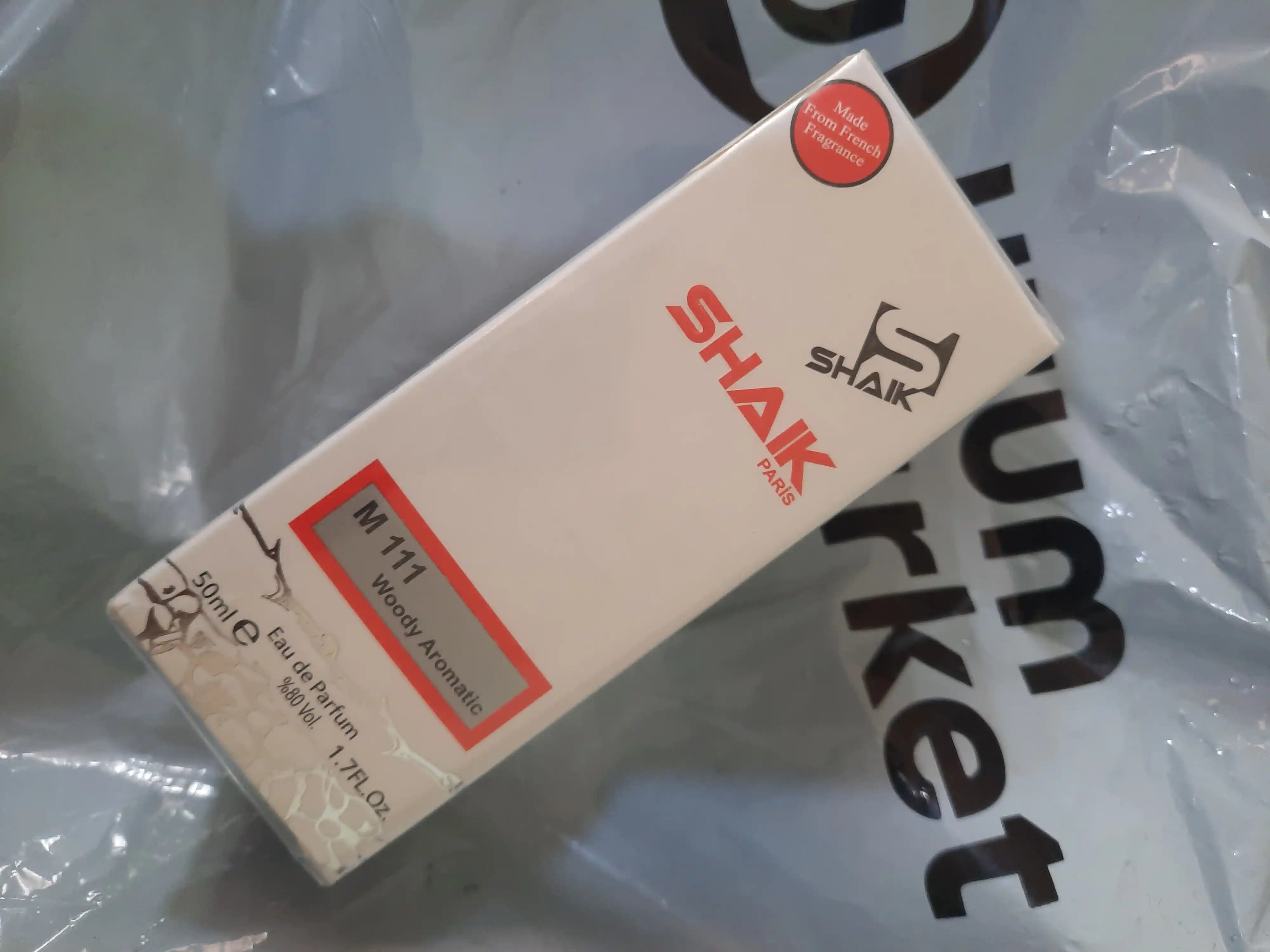 Parfyumlangan suv, Shaik № 111, erkaklar uchun, 50 ml