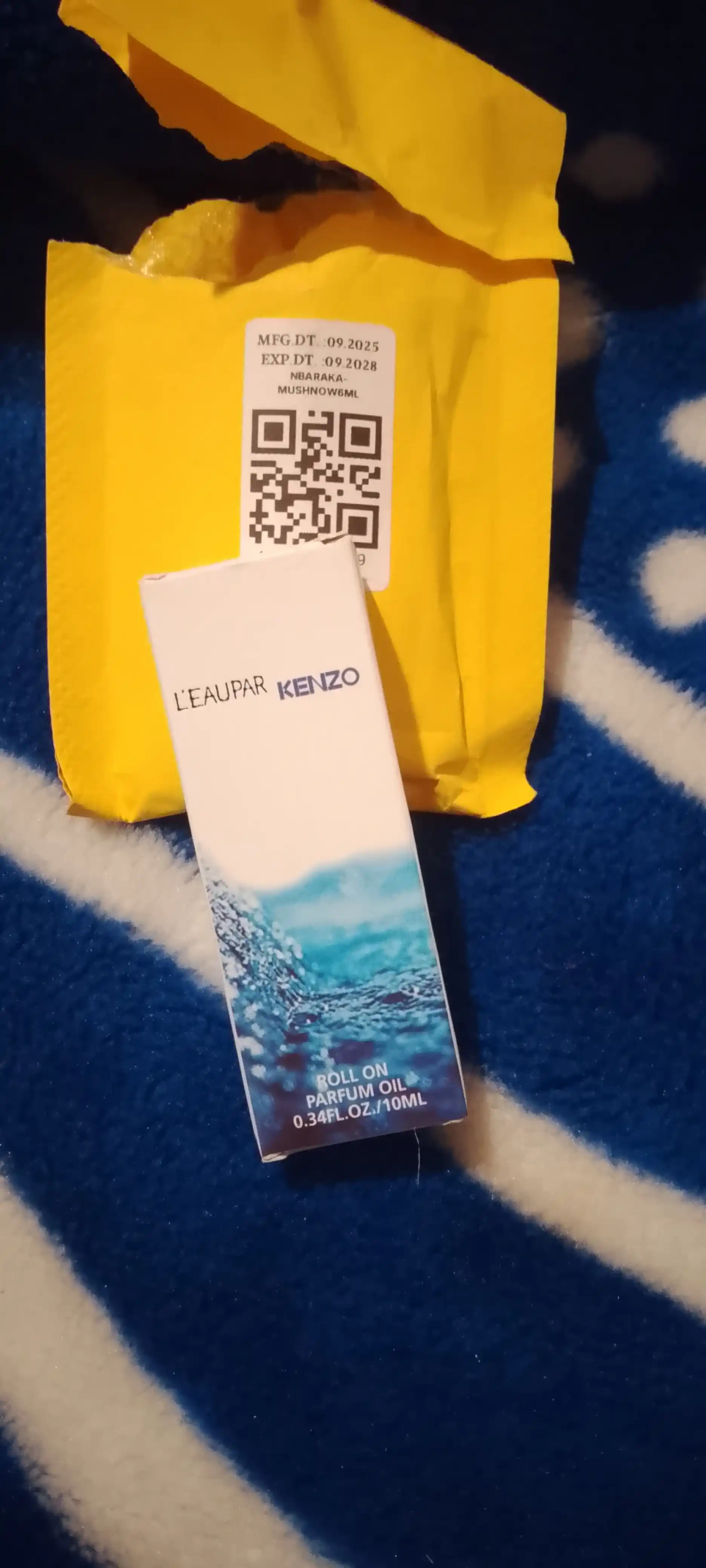 Kenzo L Eau Par asosida ayollar uchun moyli atirlar, spirtsiz, 10 ml