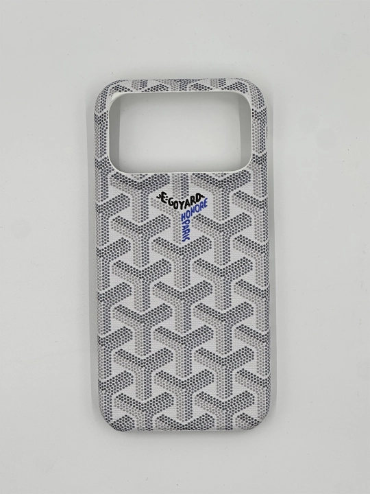 Goyard naqshli iPhone chexol 13 14 15 16 17 Pro Max uchun - 