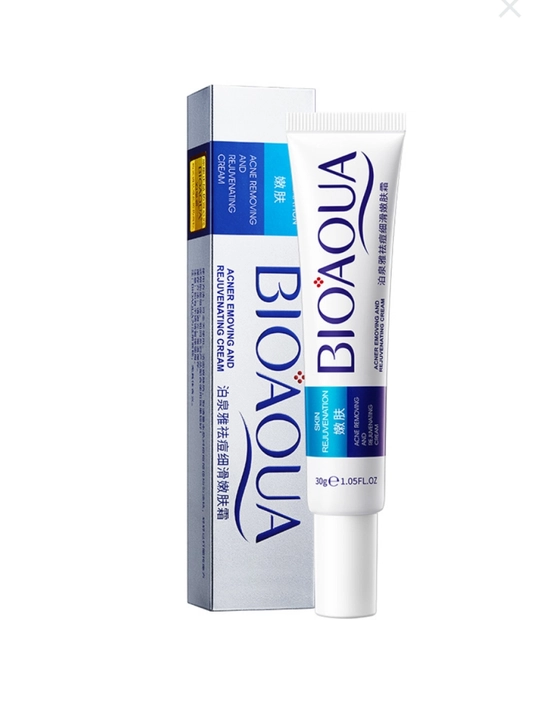 Bioaqua Pure Skin husnbuzar kremi, akne va yallig‘lanishlarga qarshi, muammoli teri uchun