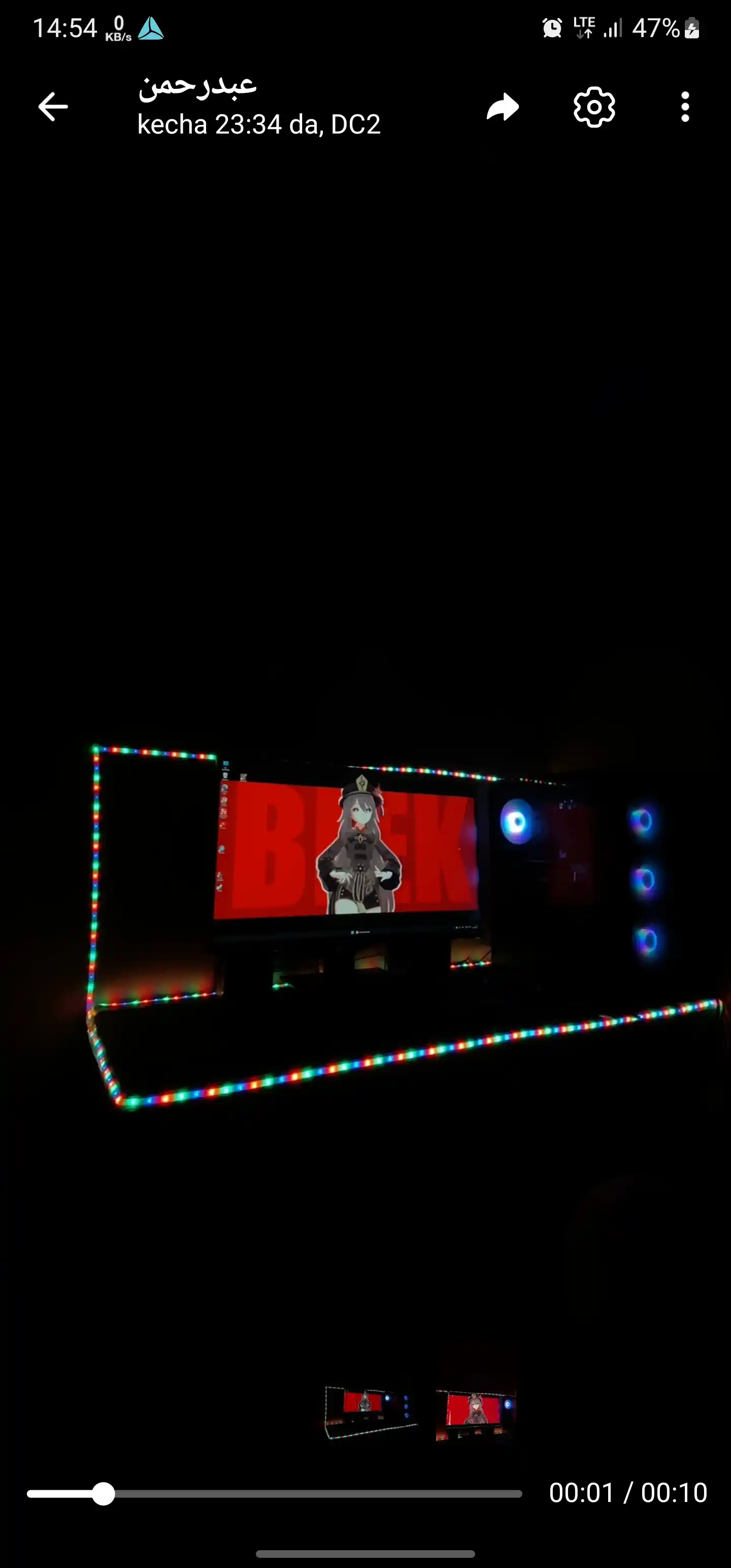 RGB LED masofadan boshqarish pulti bilan 5 metrli LED ko'p rangli lentasi 