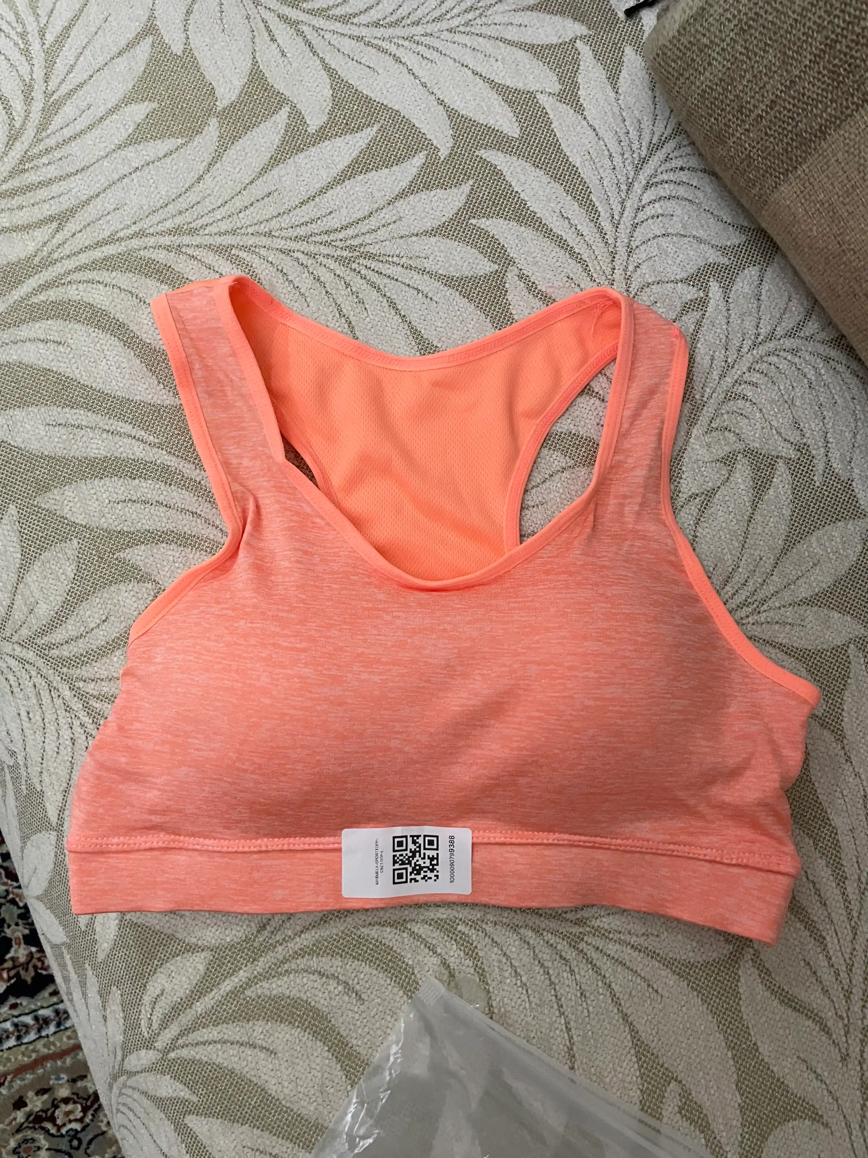 Ayollar uchun sport top, fitnes, yoga va yugurish uchun, nafas oladigan sport byustgalter