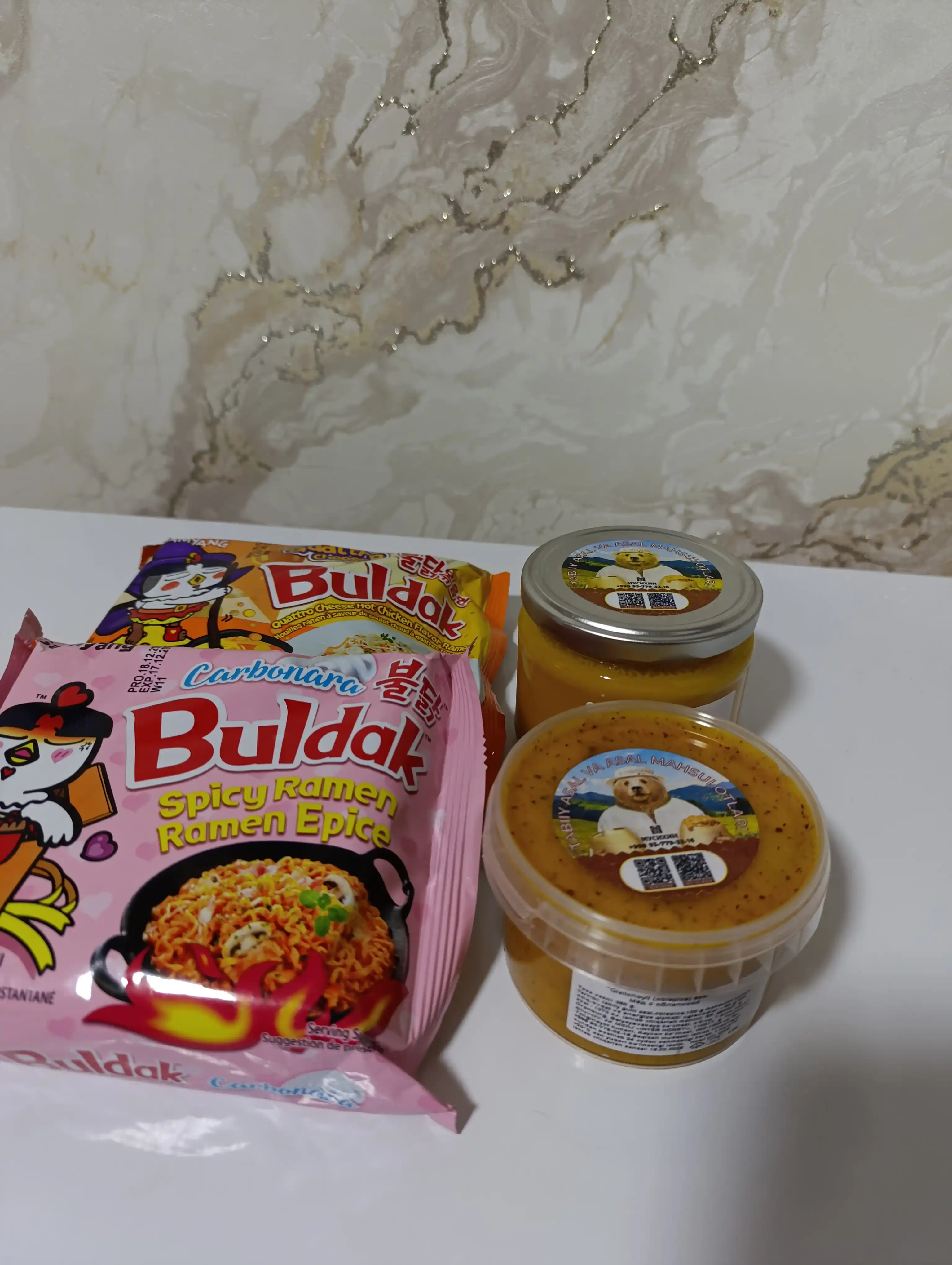 Лапша быстрого приготовления BULDAK CARBONARA HOT CHICKEN RAMEN, 140 г