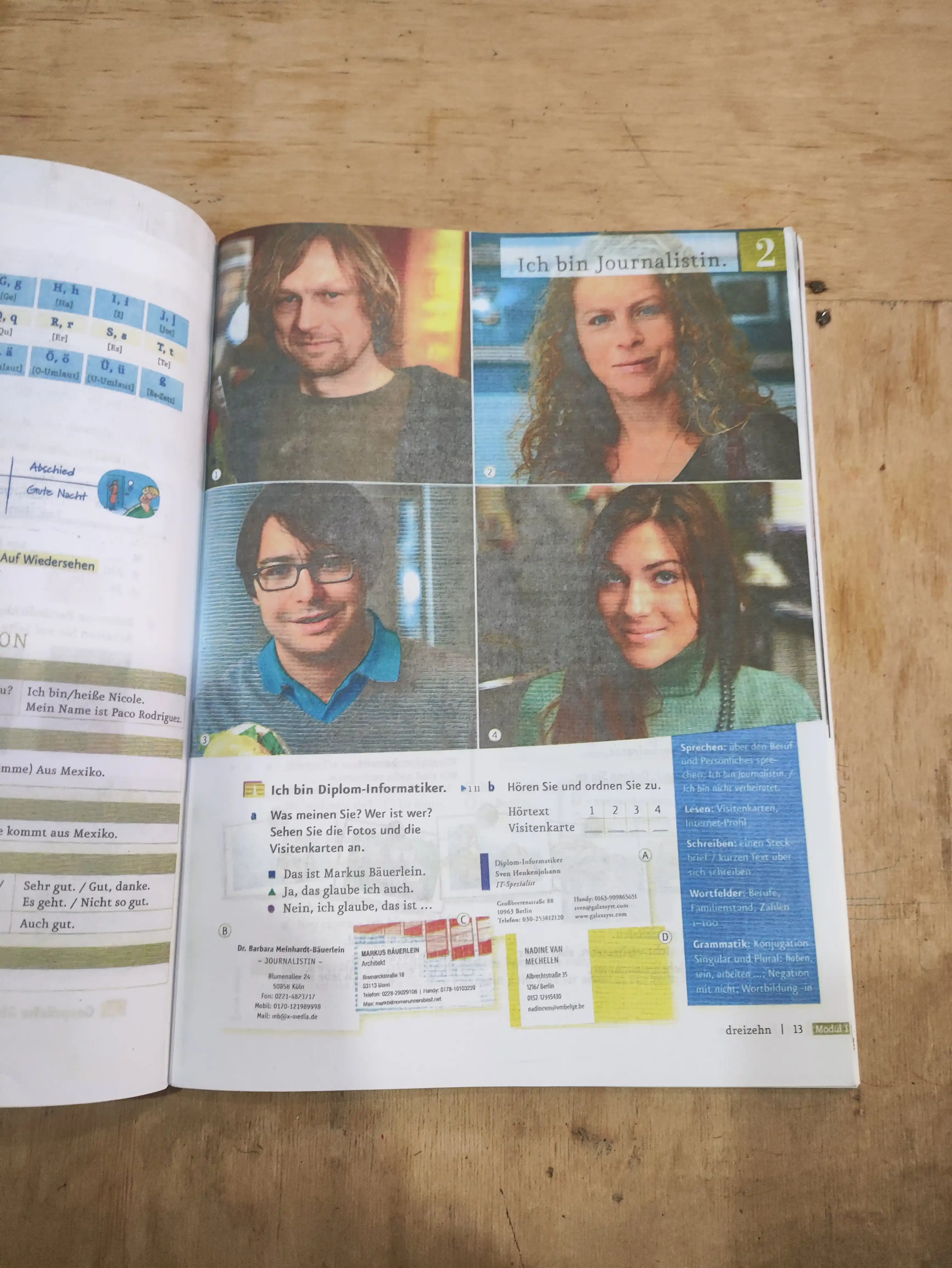 Menschen Kursbuch Arbeitsbuch A1.1