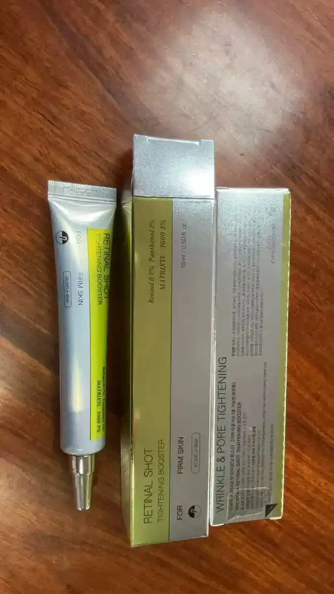 Yuz uchun retinal, peptidlar va pantenolli krem-buster, 15 ml