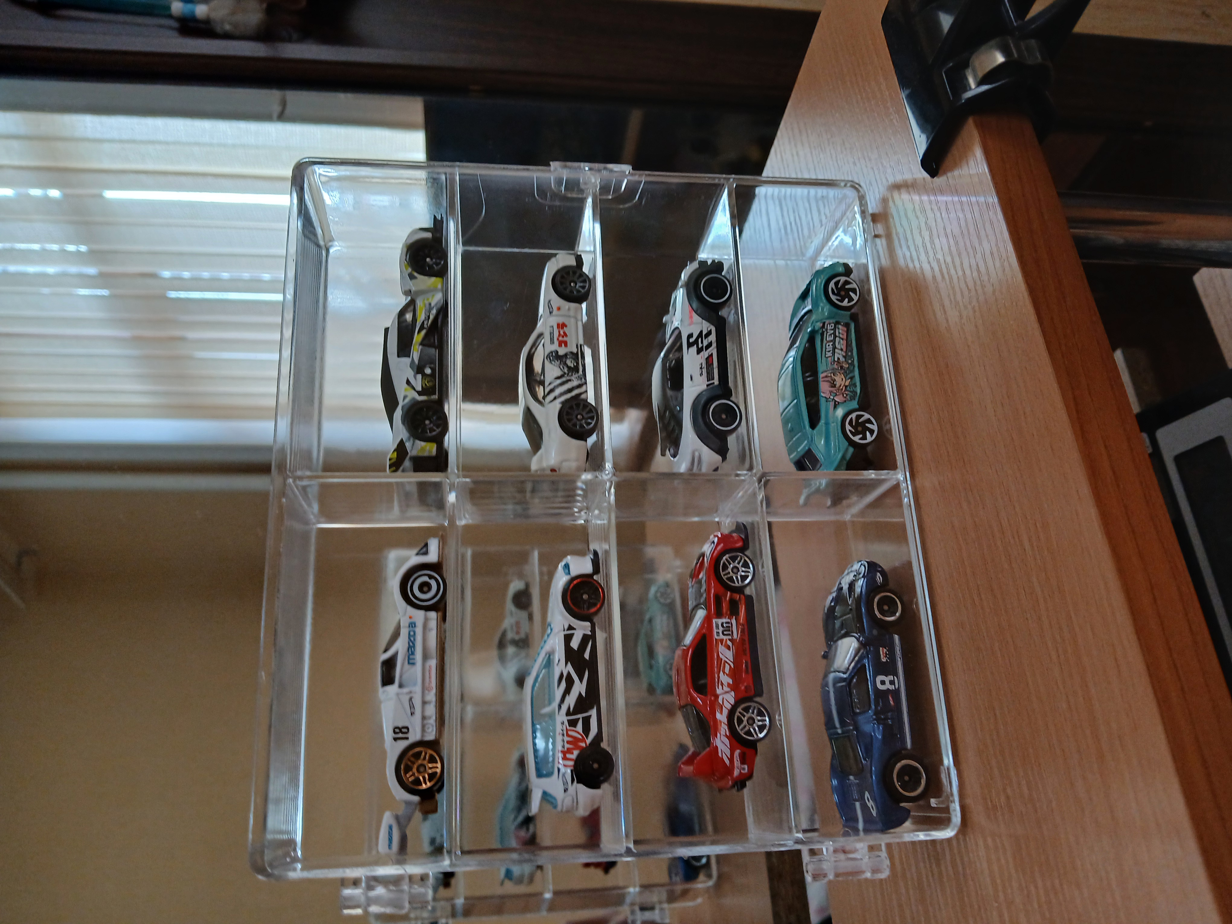 To'plamli avtomobillar uchun saqlash qutilari 1:64, Hot Wheels, Mini GT, Takara, Maisto