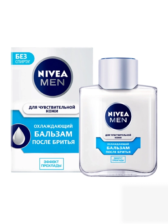 NIVEA Men Бальзам после бритья Охлаждающий, эффект прохлады 100 мл