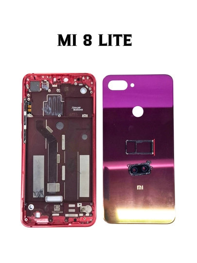 Комплект корпуса для Xiaomi Mi 8 Lite (передняя рамка + задняя крышка, градиентный цвет)